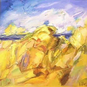Painting titled "Autumn" by Marchell Yameliev, Original Art,