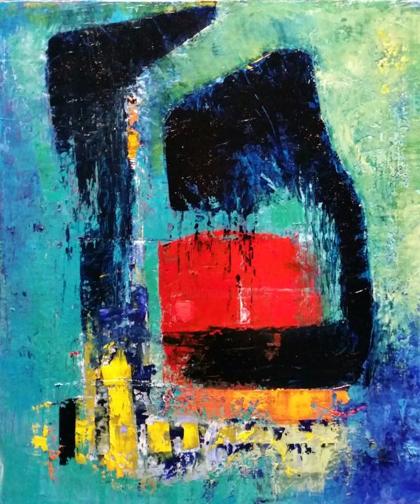 Peinture intitulée "2016-01-19-10-15-31…" par Tcheleteuton, Œuvre d'art originale,