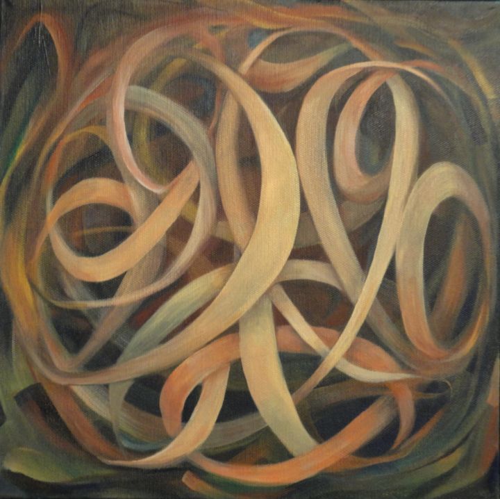 Painting titled "Going Home" by Marcia K. Hales, Original Art, Acrylic