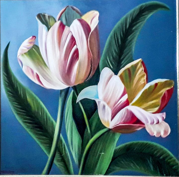 Pintura intitulada "Flor_do_Campo02.jpg" por Marcia Pontes, Obras de arte originais