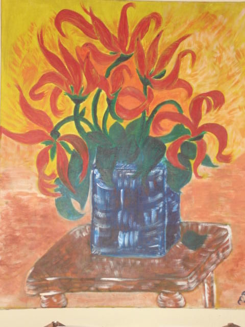 Malerei mit dem Titel "éclosion" von Marciejack, Original-Kunstwerk