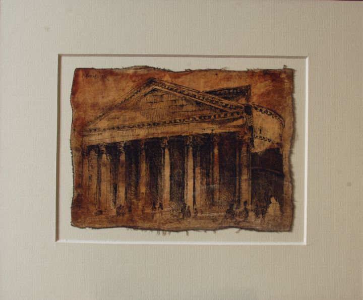 Printmaking titled "Rome" by Marcin Mikołajczak, Original Artwork, Other