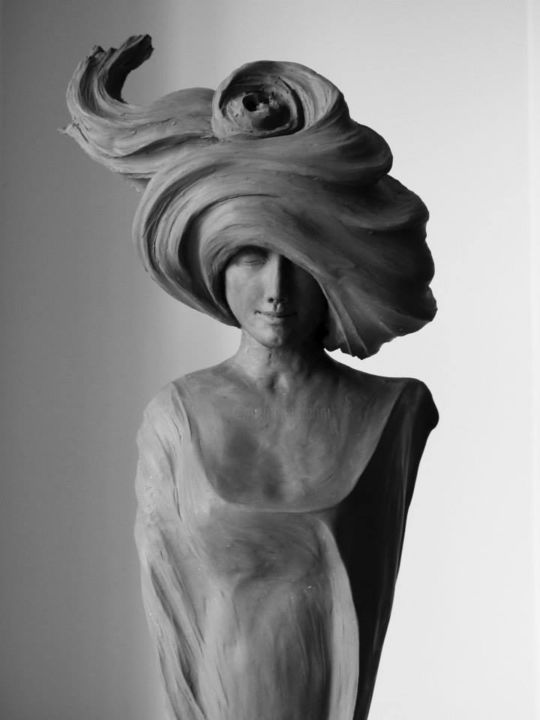Sculpture titled "ROSA" by Marcin Otapowicz, Original Art,