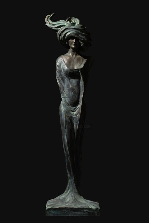 Sculpture intitulée "ROSA / bronze" par Marcin Otapowicz, Œuvre d'art originale, Bronze