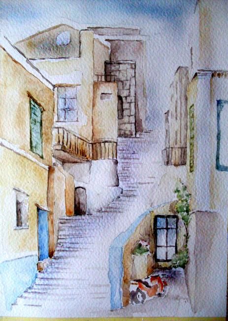 Painting titled "Symi" by Grafika Użytkowa Marcin, Original Artwork