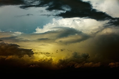 Photography titled "Gloomy Sky 0008" by Marcin Prasal, Original Artwork