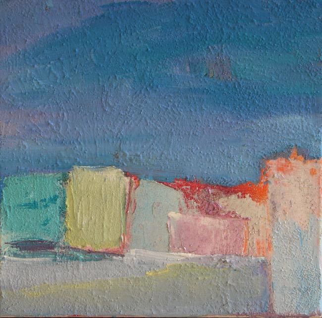Painting titled "Paysage" by Marc Levy, Original Artwork