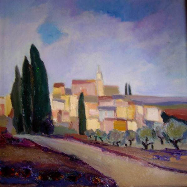Painting titled "PAYSAGE" by Marc Levy, Original Artwork