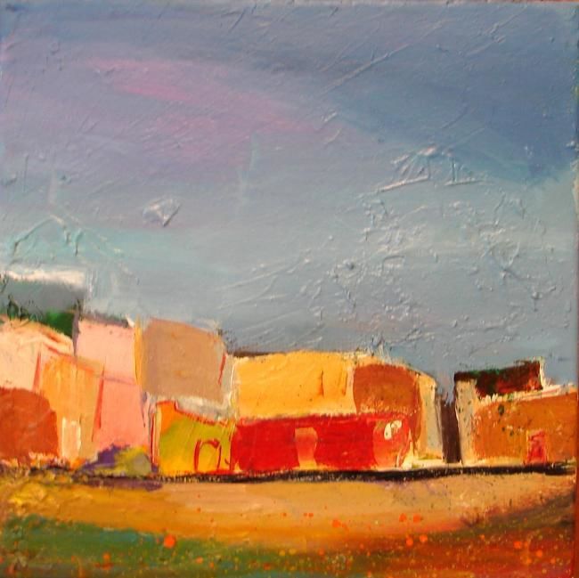 Painting titled "petit paysage" by Marc Levy, Original Artwork