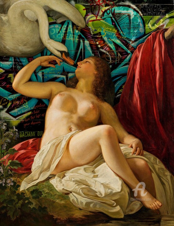 Painting titled "DREAM & CREATE" by Marco Battaglini, Original Artwork, Acrylic