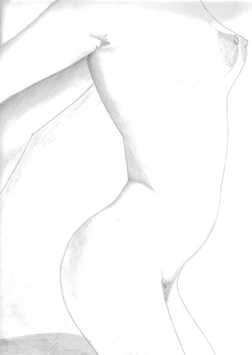 Drawing titled "My girlfriend ready…" by Arterotik, Original Artwork, Pencil