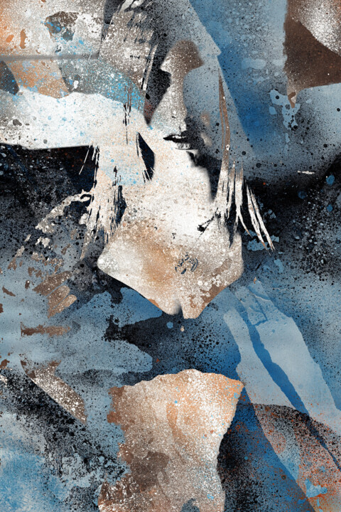 Arte digitale intitolato "Grind" da Marco Paludet, Opera d'arte originale, Pittura digitale