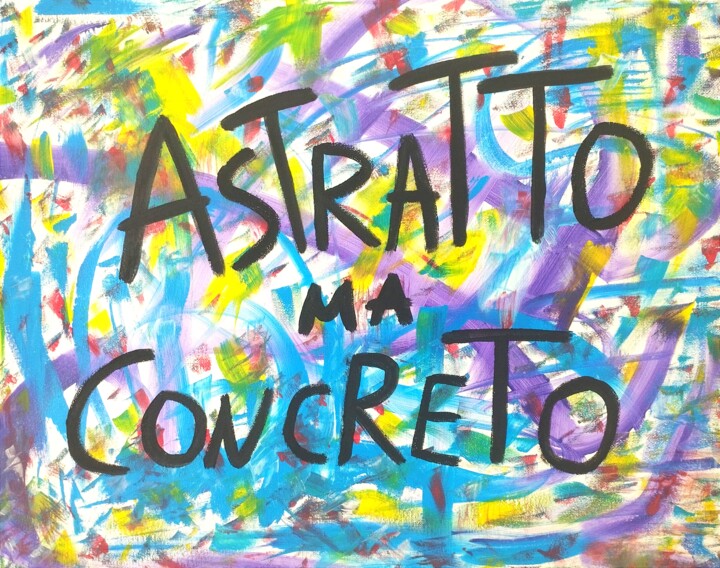 Pintura intitulada "ASTRATTO MA CONCRETO" por Marco Zautzik, Obras de arte originais, Acrílico