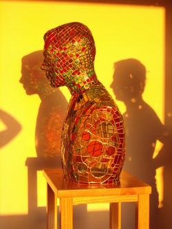 Sculpture titled "ombra e luce" by Marco Cannone, Original Artwork