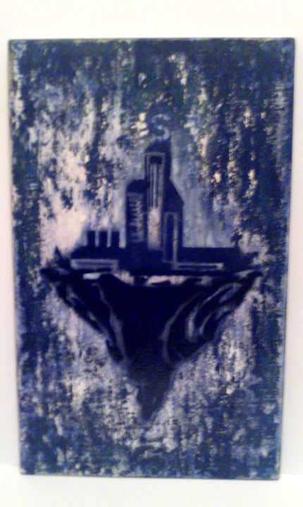 Pittura intitolato "cidade-perdida.jpg" da Marcos Mira, Opera d'arte originale