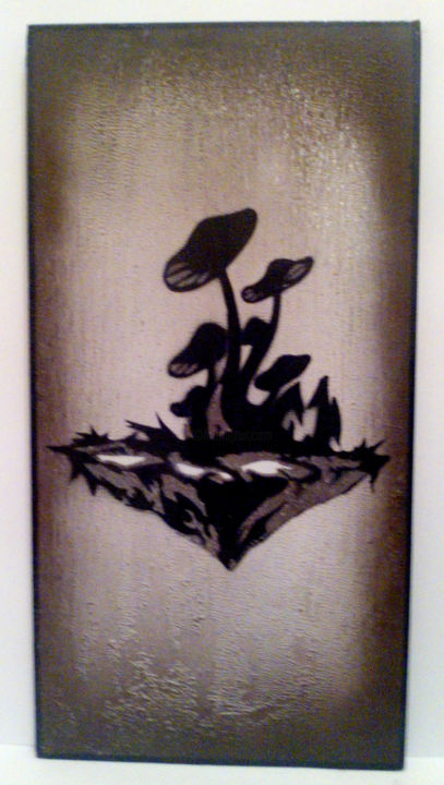 Pintura intitulada "cogumelos.jpg" por Marcos Mira, Obras de arte originais