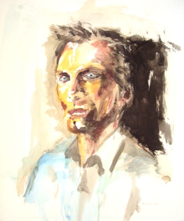 Viggo Mortensen, Painting by Marc Parmentier Artmajeur