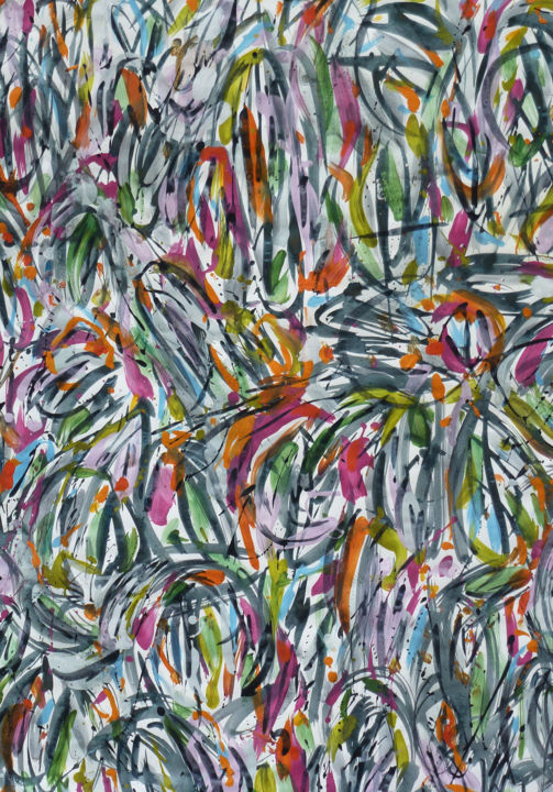 Painting titled "p1060806.jpg" by Jean-Marc Pubellier, Original Artwork, Acrylic