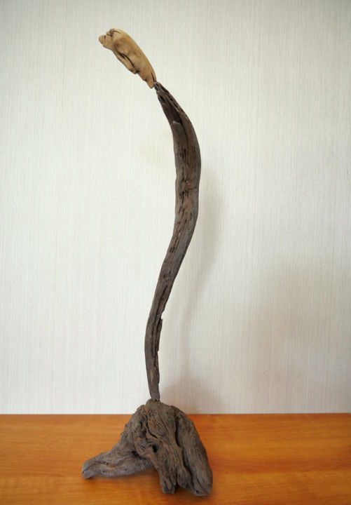 Sculpture titled "Silhouette n°5" by Nestor, Original Artwork, Wood