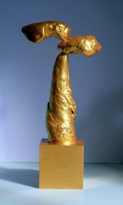 Sculptuur getiteld "Voyages extraordina…" door Nestor, Origineel Kunstwerk, Hout