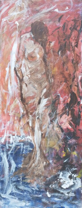 Painting titled "Rooted" by Marek Kováč, Original Art, Acrylic