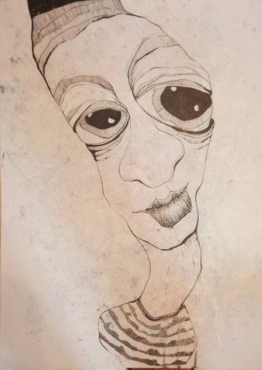 Картина под названием "Boy 7" - Maresma, Подлинное произведение искусства, Акрил