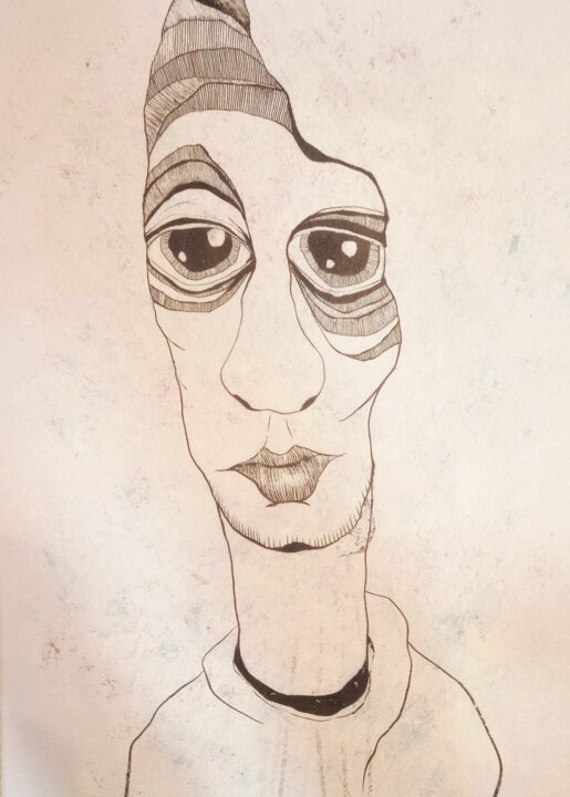 Картина под названием "Boy 8" - Maresma, Подлинное произведение искусства, Акрил