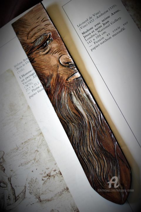 Ремесла под названием "Marque-page Leonard…" - Margaery, Подлинное произведение искусства