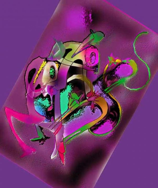 Digitale Kunst getiteld "skrzypkowie" door Margalit (Malgorzata Krasucka), Origineel Kunstwerk