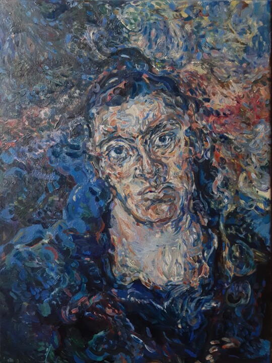 Картина под названием "Nine" - Margaret Babayan, Подлинное произведение искусства, Масло