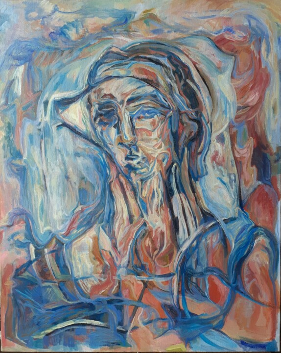 Pittura intitolato "To Jean" da Margaret Babayan, Opera d'arte originale, Olio