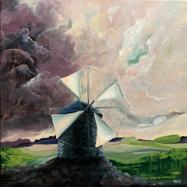 Картина под названием "Wind sales" - Margarita Ado, Подлинное произведение искусства, Акрил