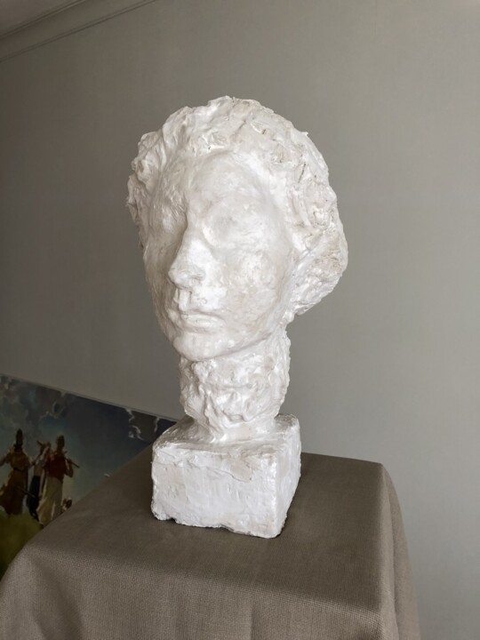 雕塑 标题为“Sculptural portrait…” 由Margarita Simonova, 原创艺术品, 石膏