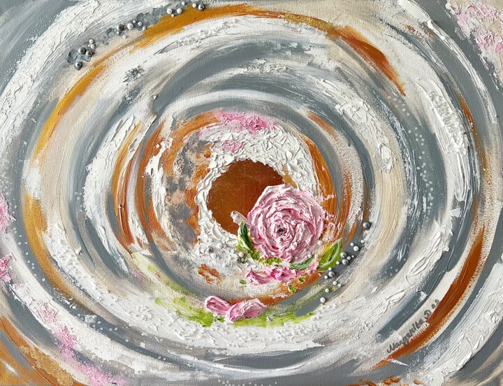 "Merengue Rose in Pa…" başlıklı Tablo Margarita Glambert tarafından, Orijinal sanat, Akrilik