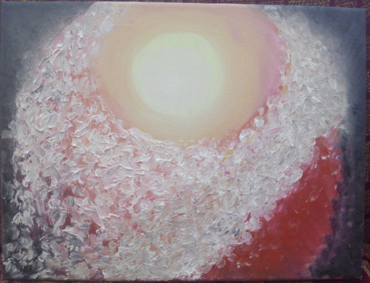 Pintura titulada "amanecer" por Carmen, Obra de arte original, Oleo