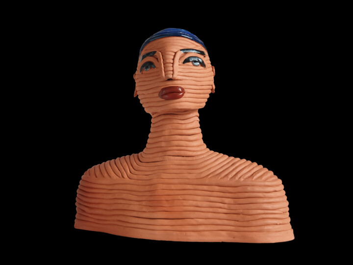 Sculpture titled "Sculpture "Arroganc…" by Maria Avonavi, Original Artwork, Ceramics