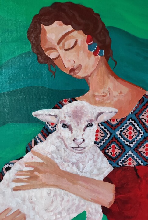 Картина под названием "Original painting "…" - Maria D., Подлинное произведение искусства, Акрил
