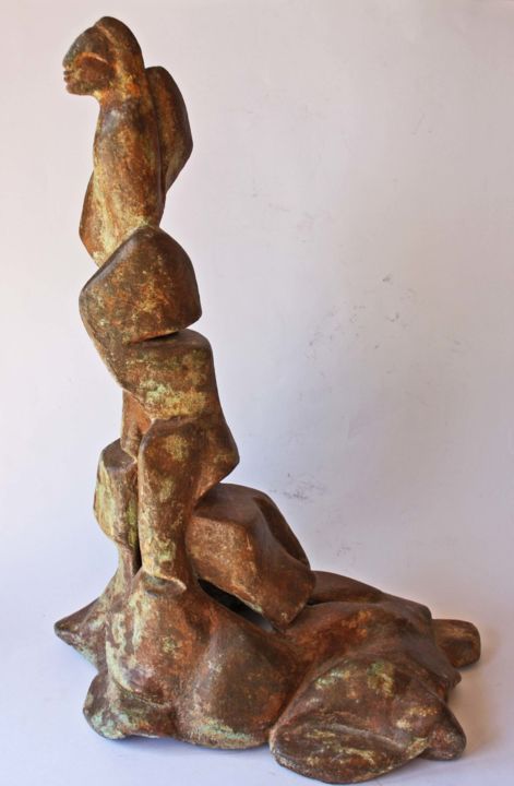 雕塑 标题为“chemin-p-2.jpg” 由Maria Elena Thiery, 原创艺术品, 树脂