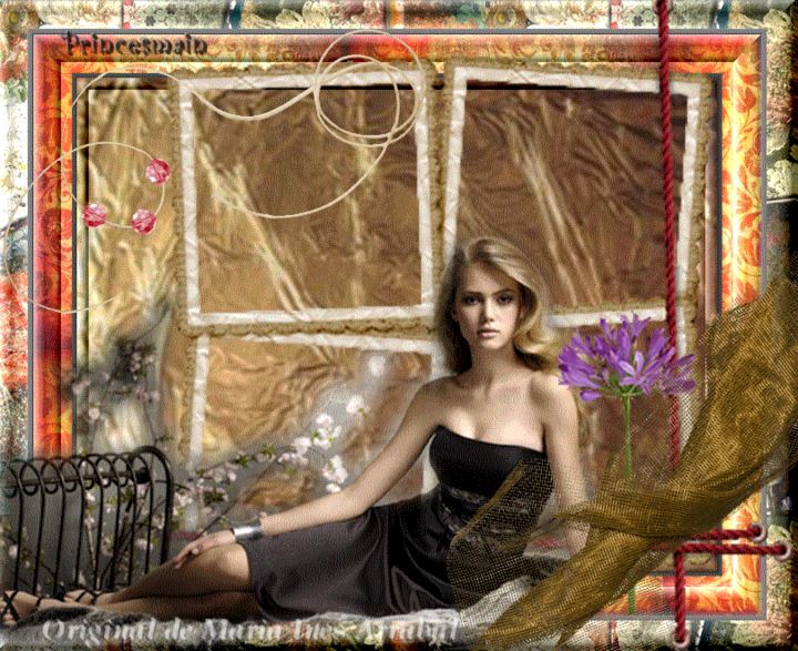 Цифровое искусство под названием "Mi espera" - Maria Ines Arrabal Princesmain, Подлинное произведение искусства