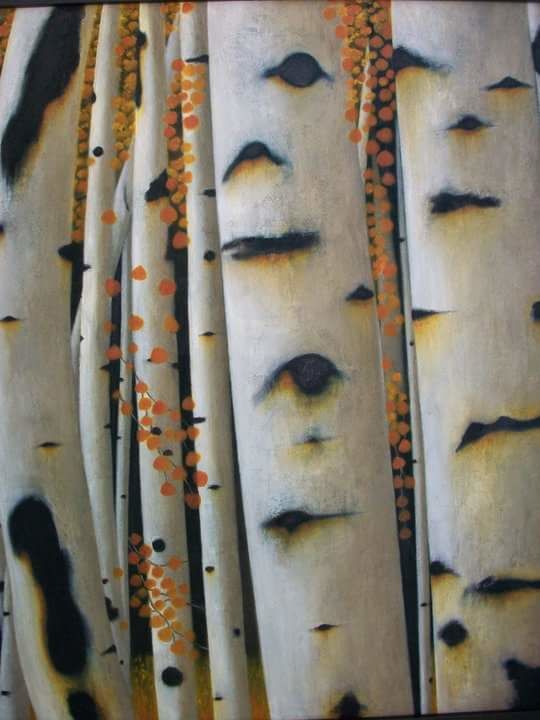 Pintura titulada "Clamor forestal" por Maria Lugo, Obra de arte original, Oleo