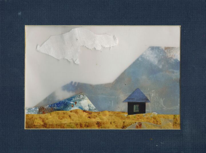 Collages getiteld "Одиночество" door Mariia Pestina, Origineel Kunstwerk, Collages