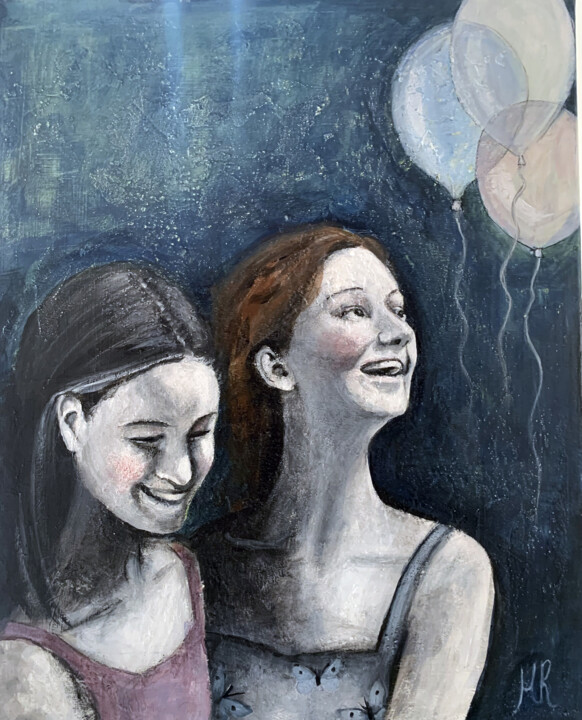 Pittura intitolato "Friendship" da Maria Romano, Opera d'arte originale, Acrilico