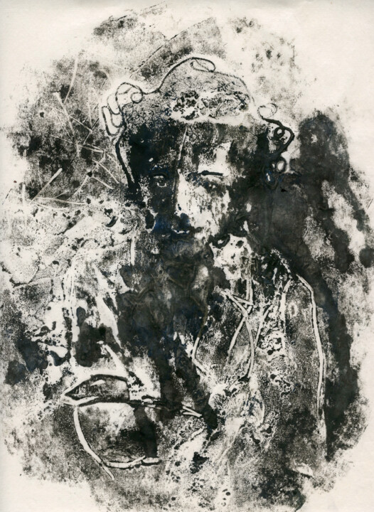 Εκτυπώσεις & Χαρακτικά με τίτλο "My Pushkin 3/10 - l…" από Maria Shedrina, Αυθεντικά έργα τέχνης, Κολλαγραφία