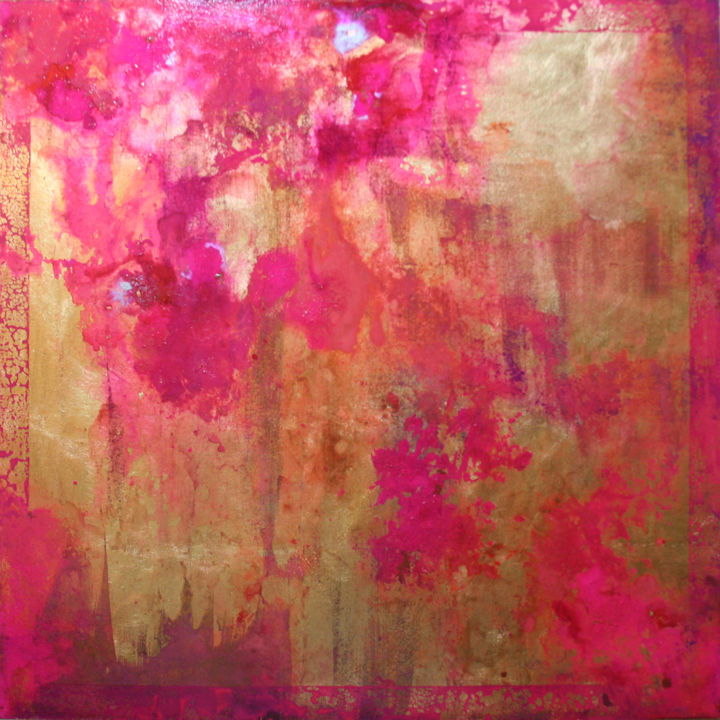 绘画 标题为“bubblegum pink” 由Mjesushernandez, 原创艺术品, 其他