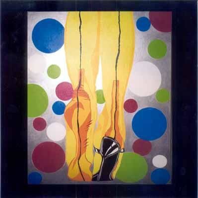 Pintura intitulada "sensual fase 1" por Maria Lickfold, Obras de arte originais,