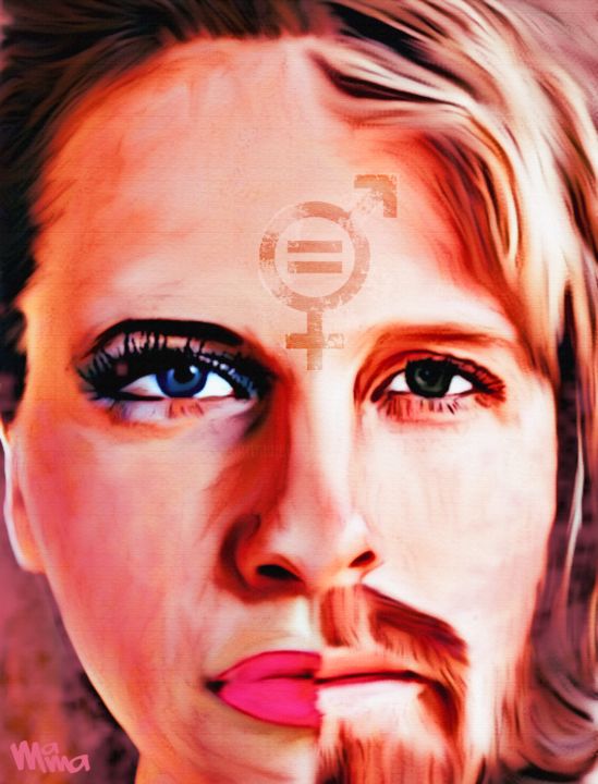 Digital Arts titled "Equality" by Maria Mata, Original Artwork, Digital Painting