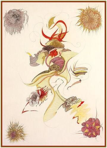 Desenho intitulada "Japan" por Marian Fanny Christian, Obras de arte originais
