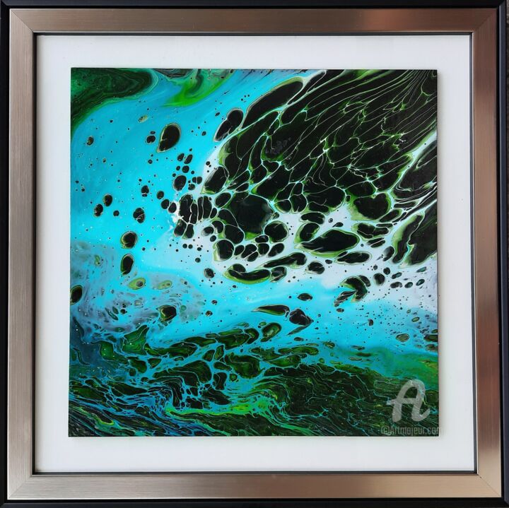 Peinture intitulée "Ocean II" par Marian Jesien, Œuvre d'art originale, Acrylique
