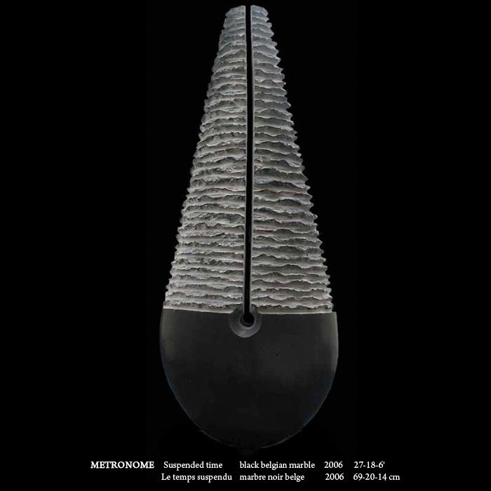 Sculpture intitulée "METRONOME" par Marian C Sava, Œuvre d'art originale