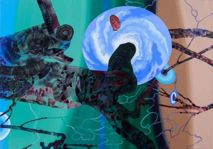 绘画 标题为“Ocarina” 由Marian Cizmarik, 原创艺术品, 丙烯